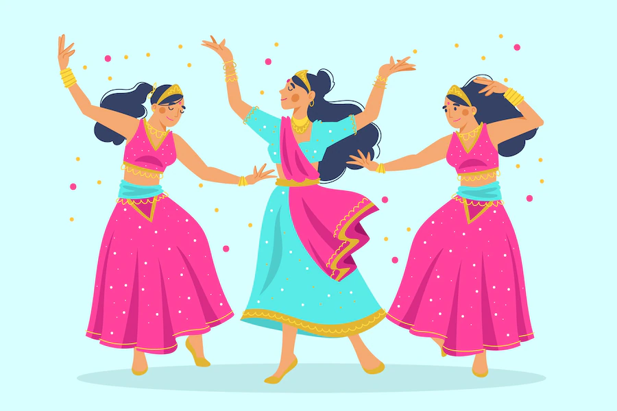 group-women-dancing-bollywood-illustration_23-2148475694